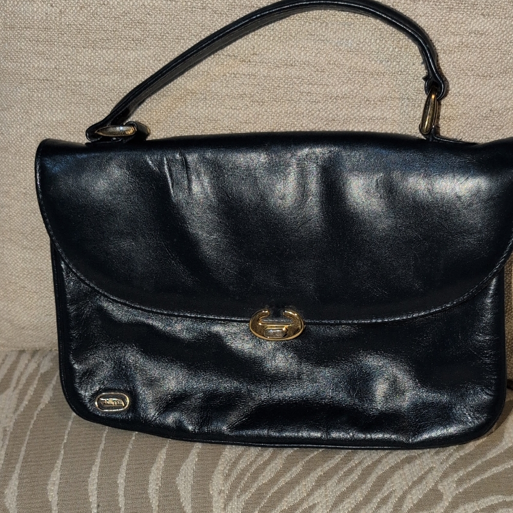 Phillippe Navy Blue Vintage Shoulder Bag